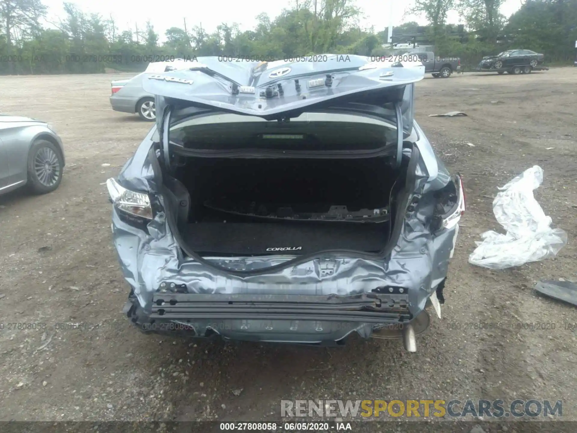 6 Photograph of a damaged car JTDEPRAE8LJ039191 TOYOTA COROLLA 2020