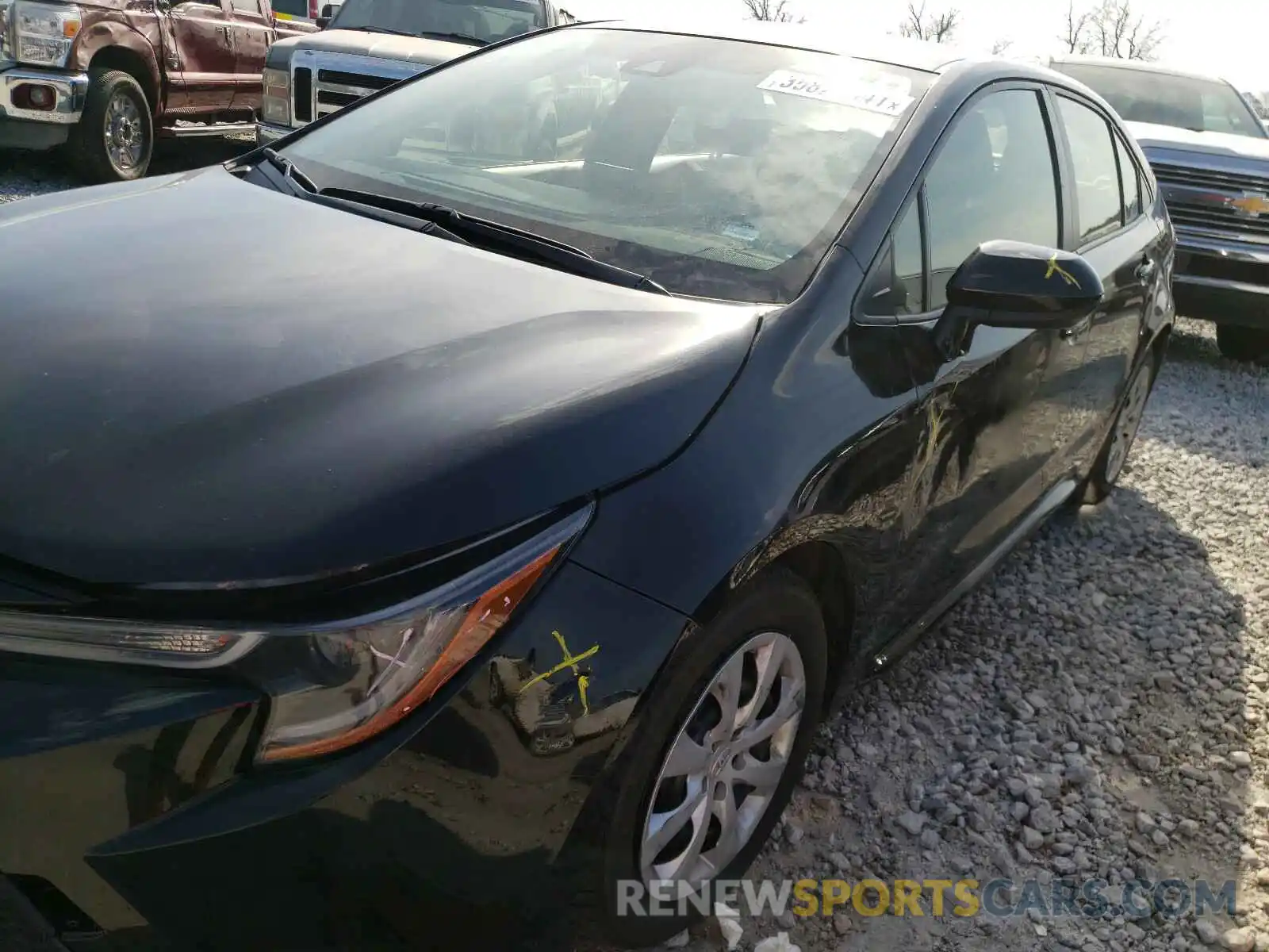 9 Photograph of a damaged car JTDEPRAE8LJ039207 TOYOTA COROLLA 2020