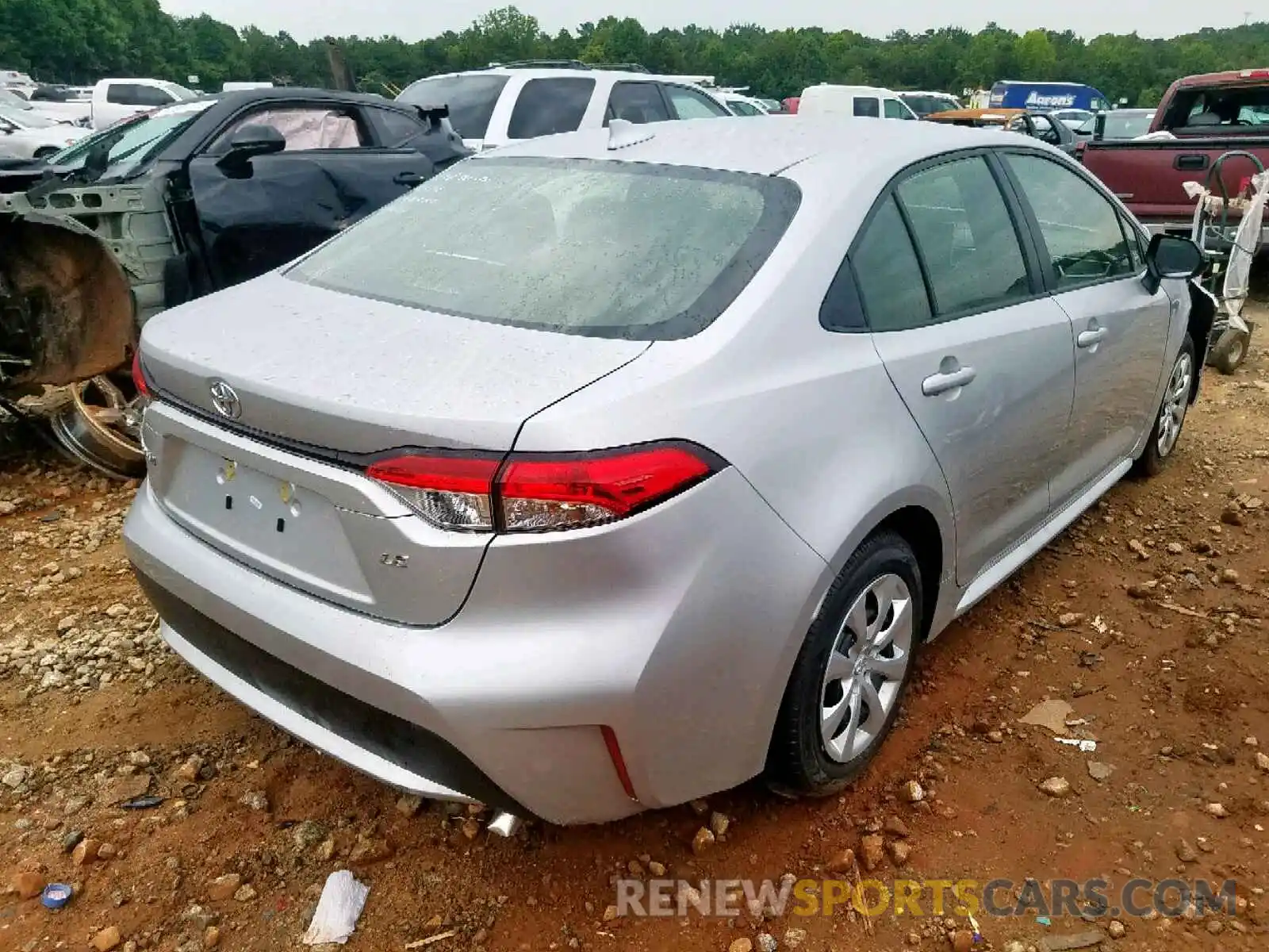 4 Photograph of a damaged car JTDEPRAE8LJ040096 TOYOTA COROLLA 2020