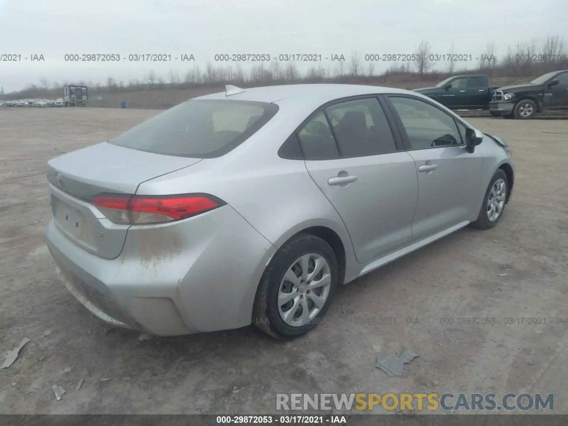 4 Photograph of a damaged car JTDEPRAE8LJ040132 TOYOTA COROLLA 2020