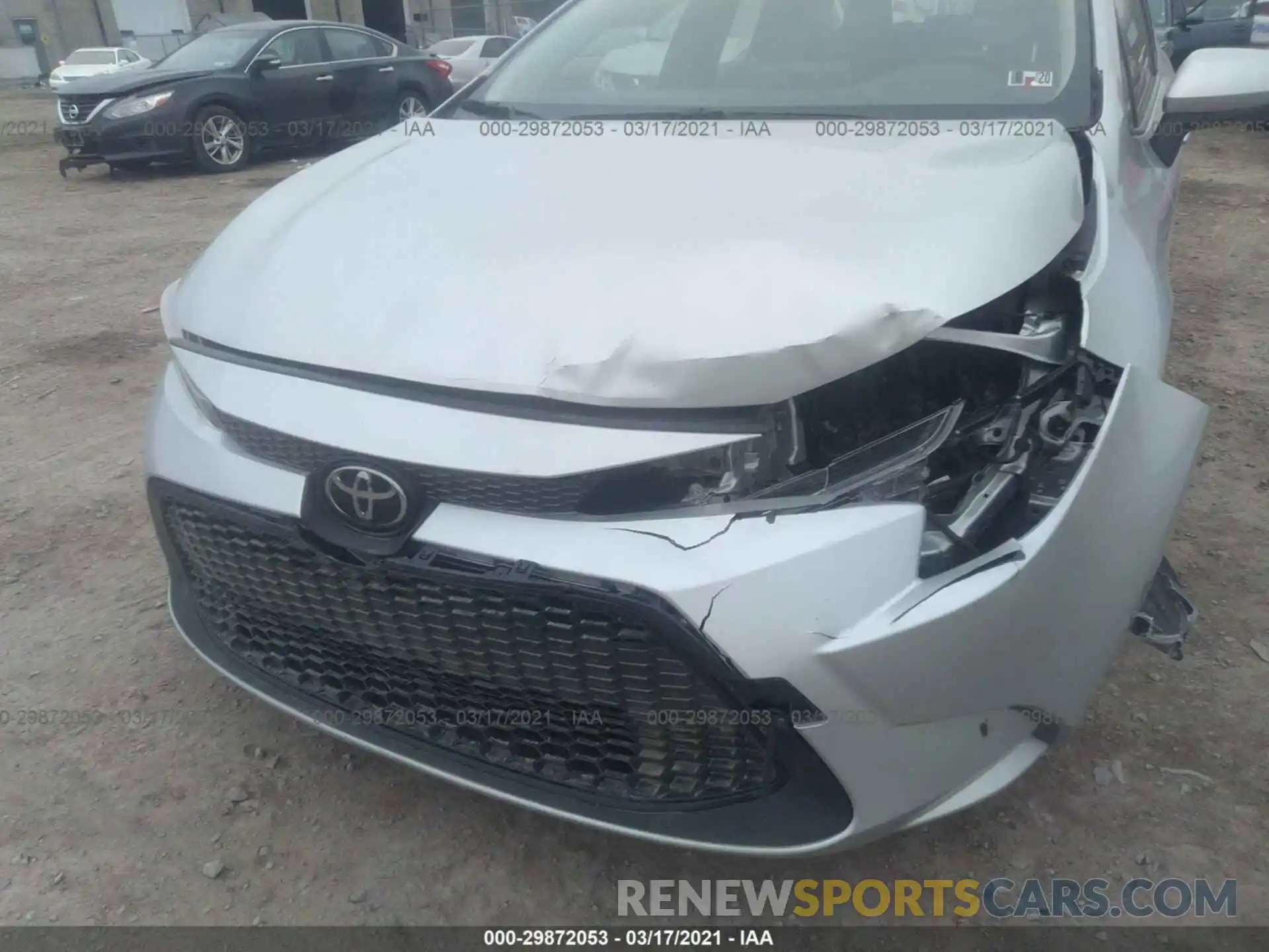 6 Photograph of a damaged car JTDEPRAE8LJ040132 TOYOTA COROLLA 2020