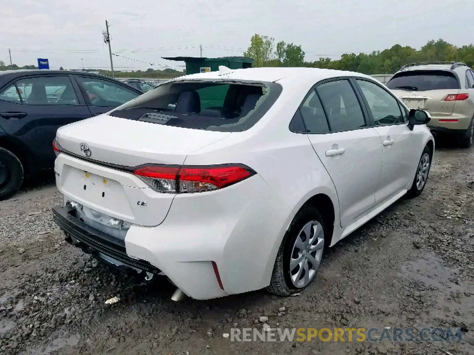 4 Photograph of a damaged car JTDEPRAE8LJ040311 TOYOTA COROLLA 2020