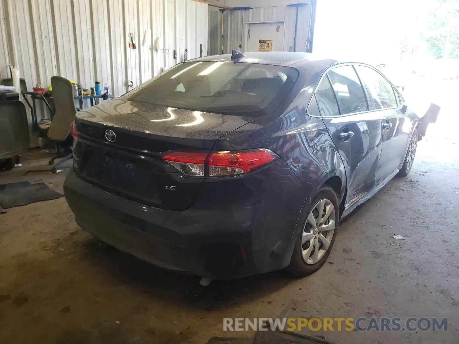 4 Photograph of a damaged car JTDEPRAE8LJ040339 TOYOTA COROLLA 2020