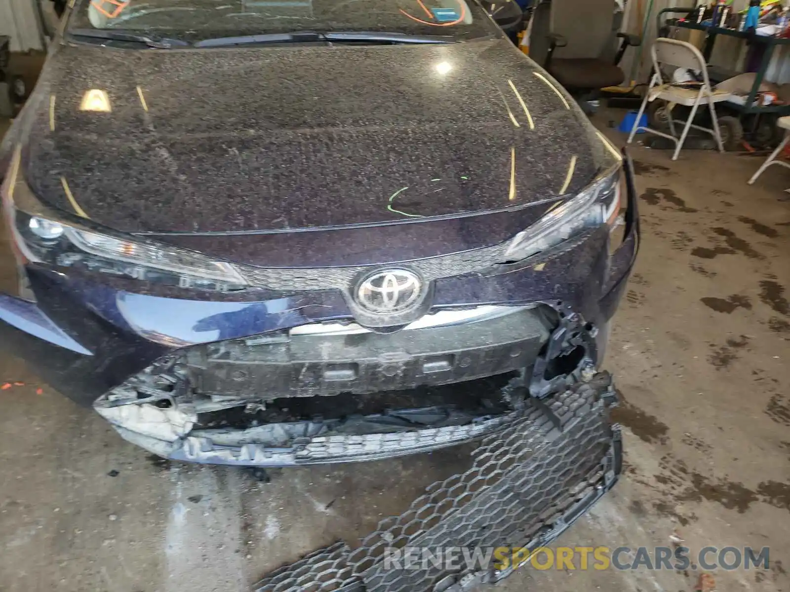 9 Photograph of a damaged car JTDEPRAE8LJ040339 TOYOTA COROLLA 2020