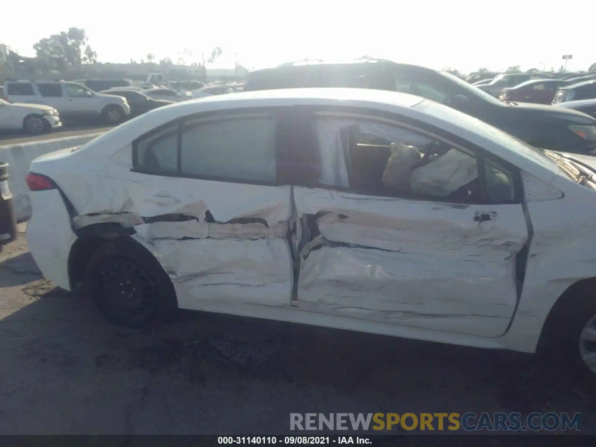 6 Photograph of a damaged car JTDEPRAE8LJ040390 TOYOTA COROLLA 2020