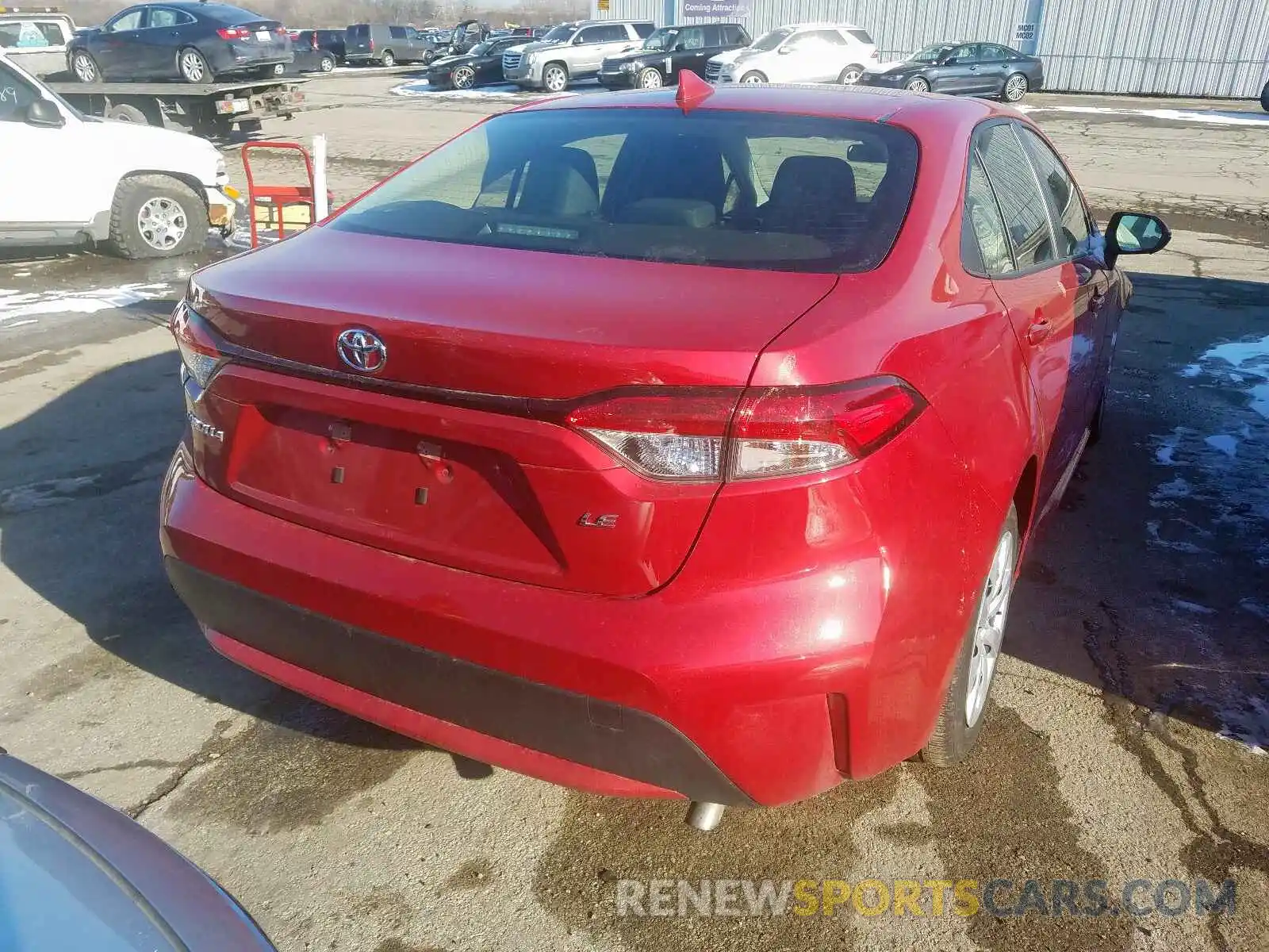 4 Photograph of a damaged car JTDEPRAE8LJ040888 TOYOTA COROLLA 2020