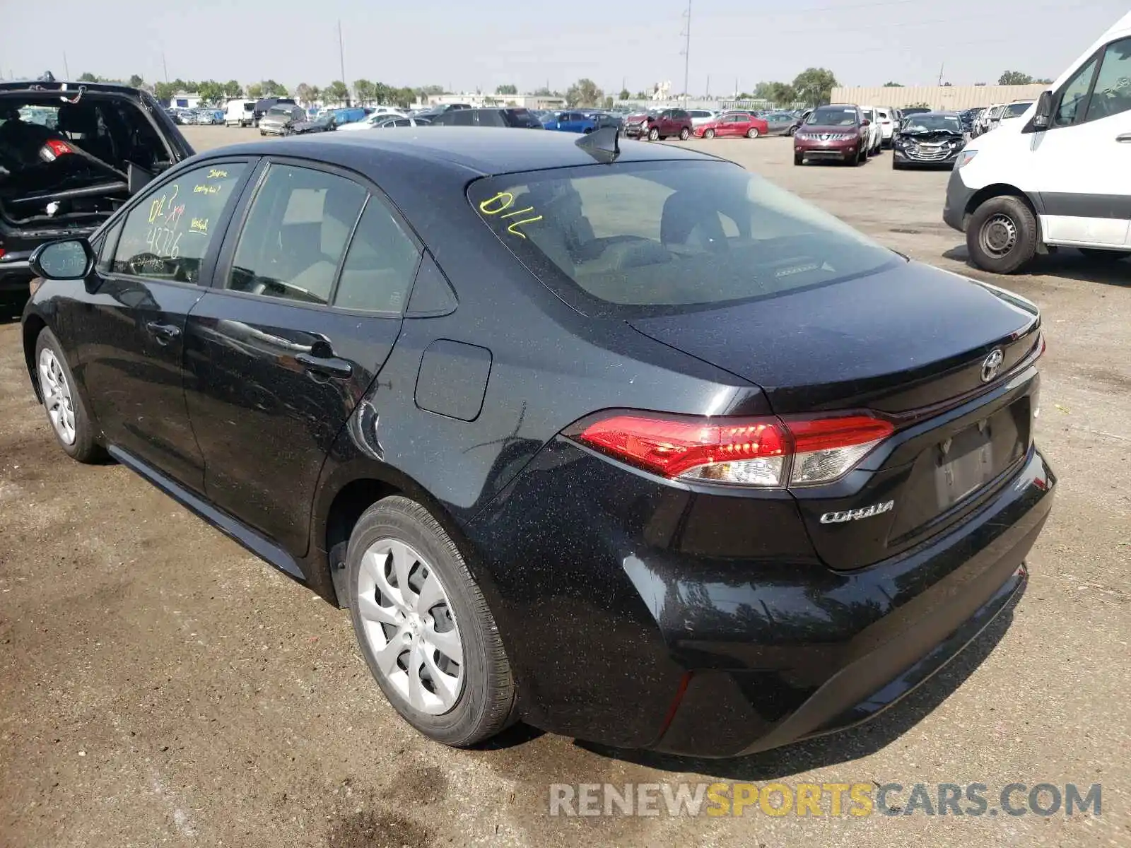 9 Photograph of a damaged car JTDEPRAE8LJ041961 TOYOTA COROLLA 2020