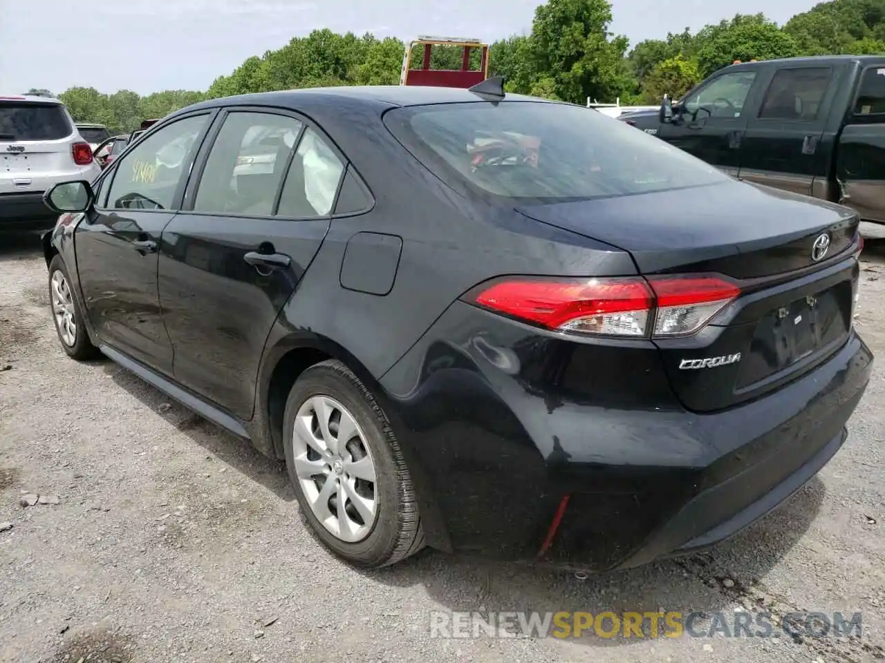 3 Photograph of a damaged car JTDEPRAE8LJ042057 TOYOTA COROLLA 2020