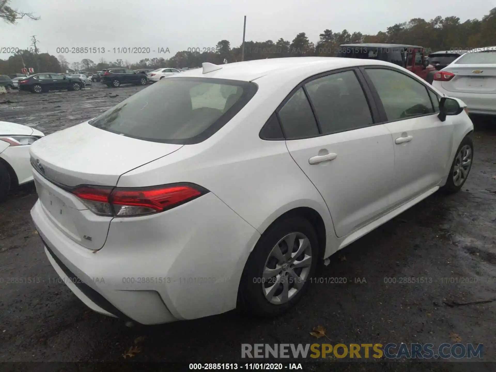 4 Photograph of a damaged car JTDEPRAE8LJ042107 TOYOTA COROLLA 2020