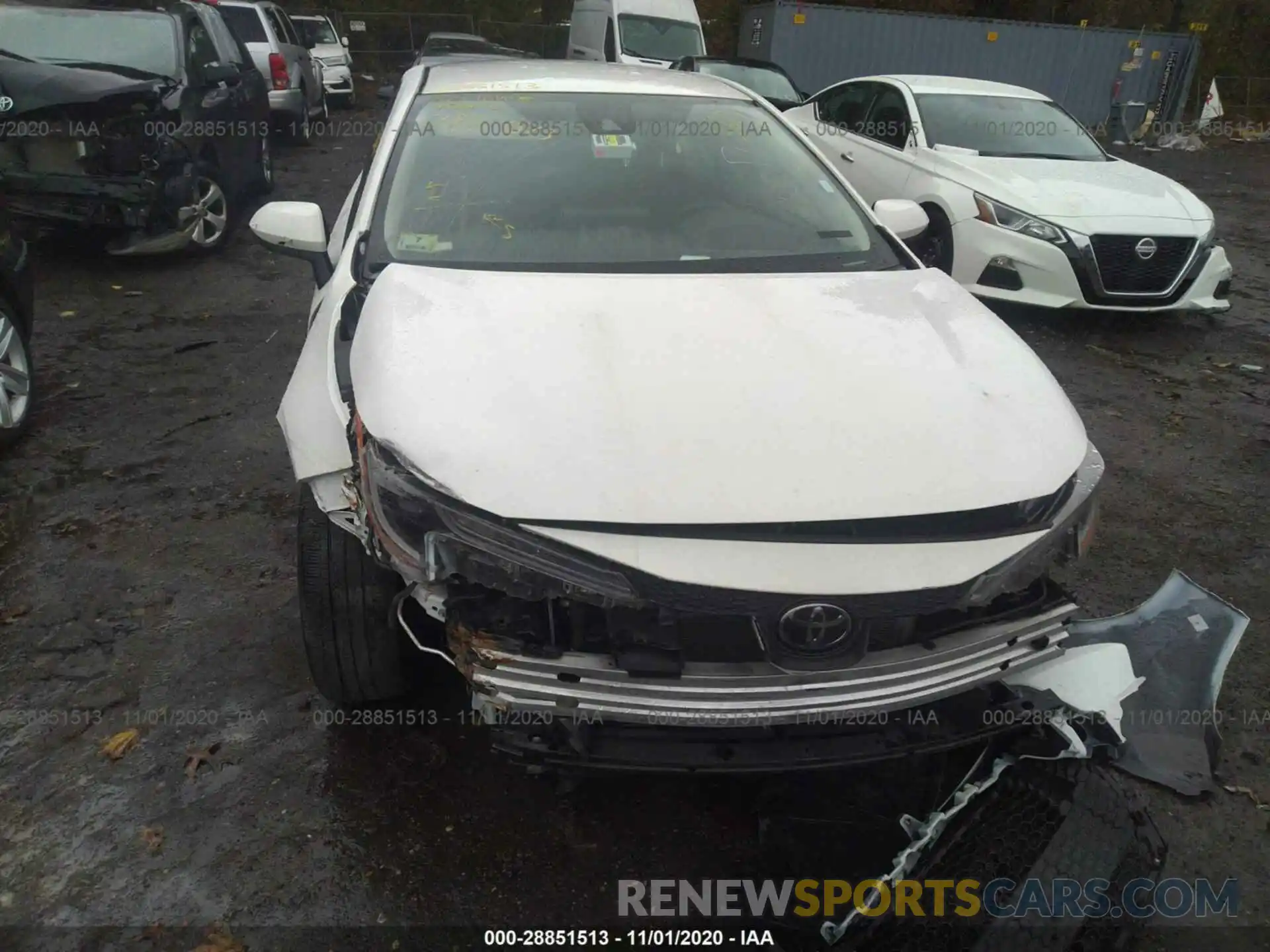 6 Photograph of a damaged car JTDEPRAE8LJ042107 TOYOTA COROLLA 2020