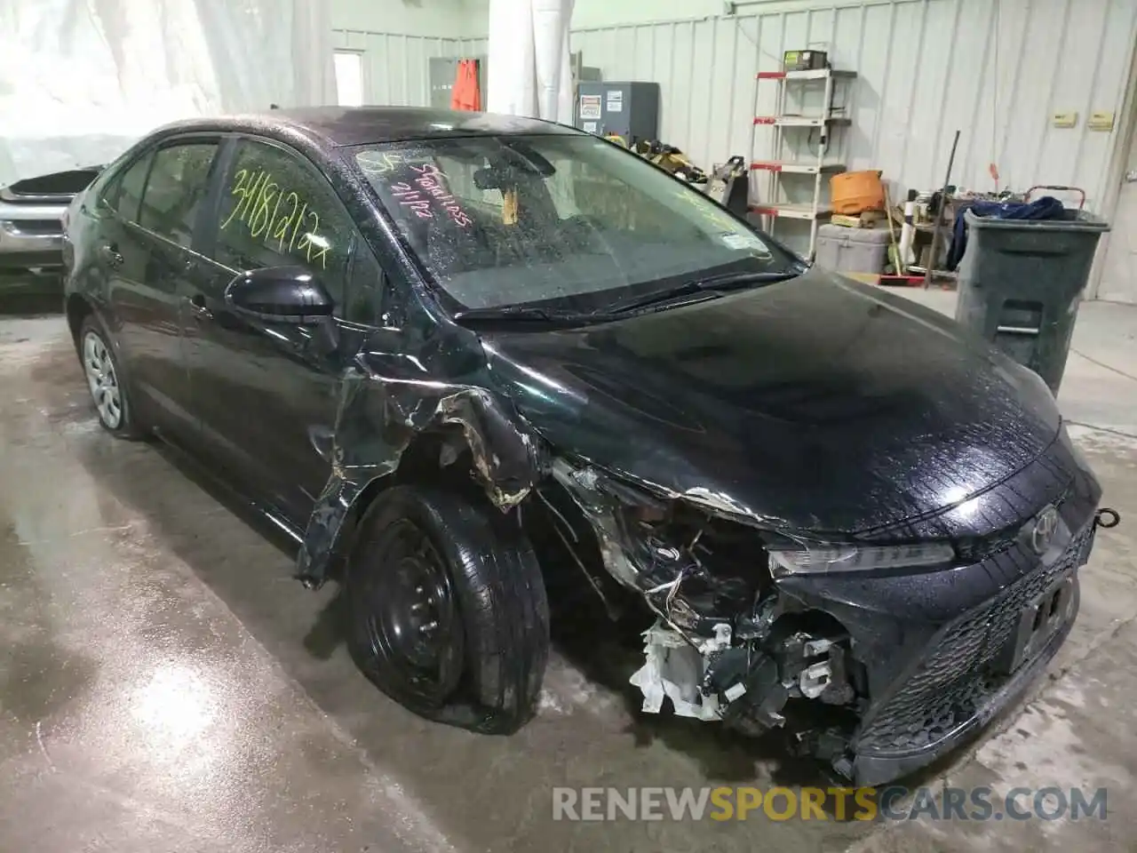 1 Photograph of a damaged car JTDEPRAE8LJ042317 TOYOTA COROLLA 2020