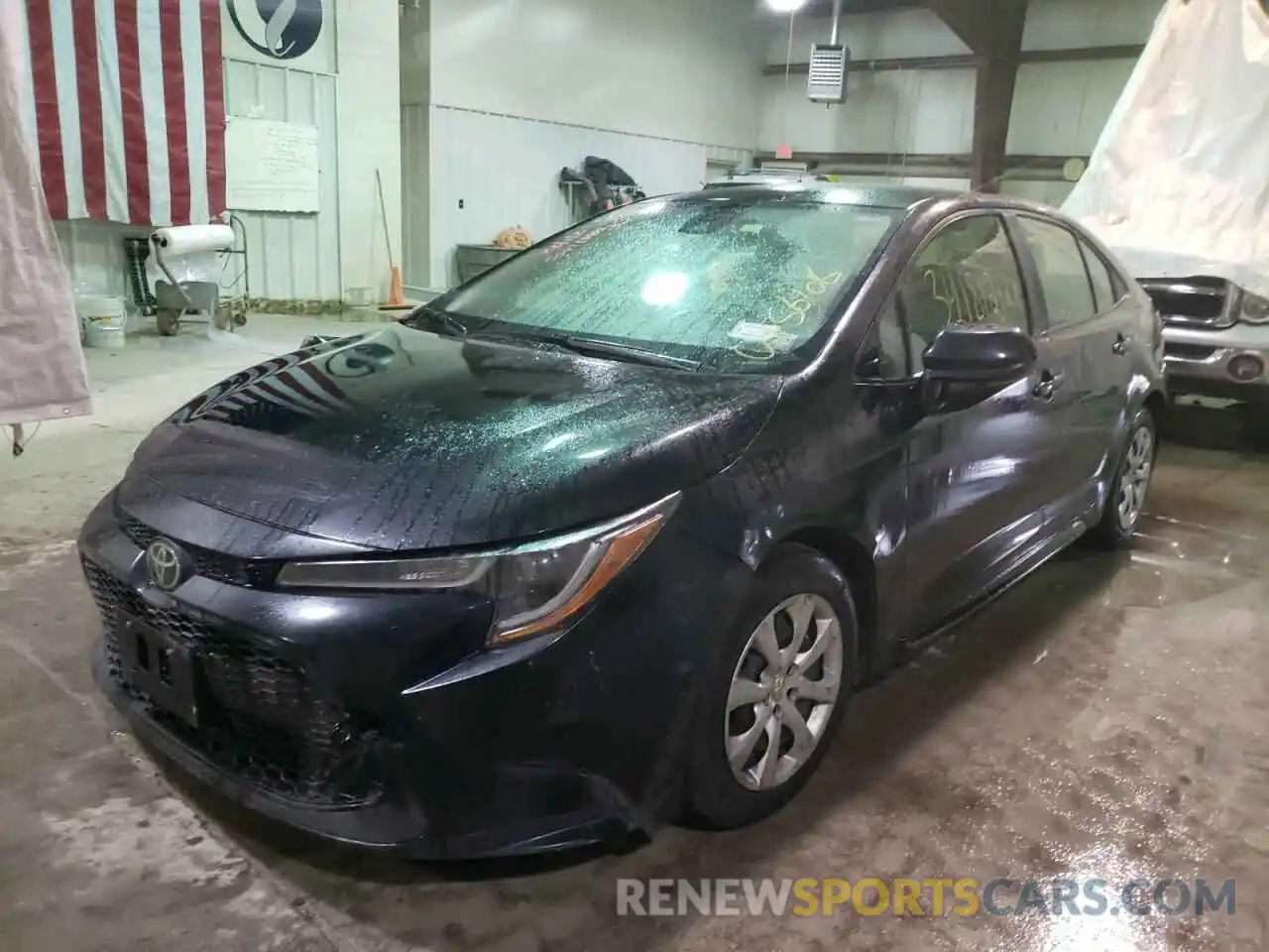 2 Photograph of a damaged car JTDEPRAE8LJ042317 TOYOTA COROLLA 2020