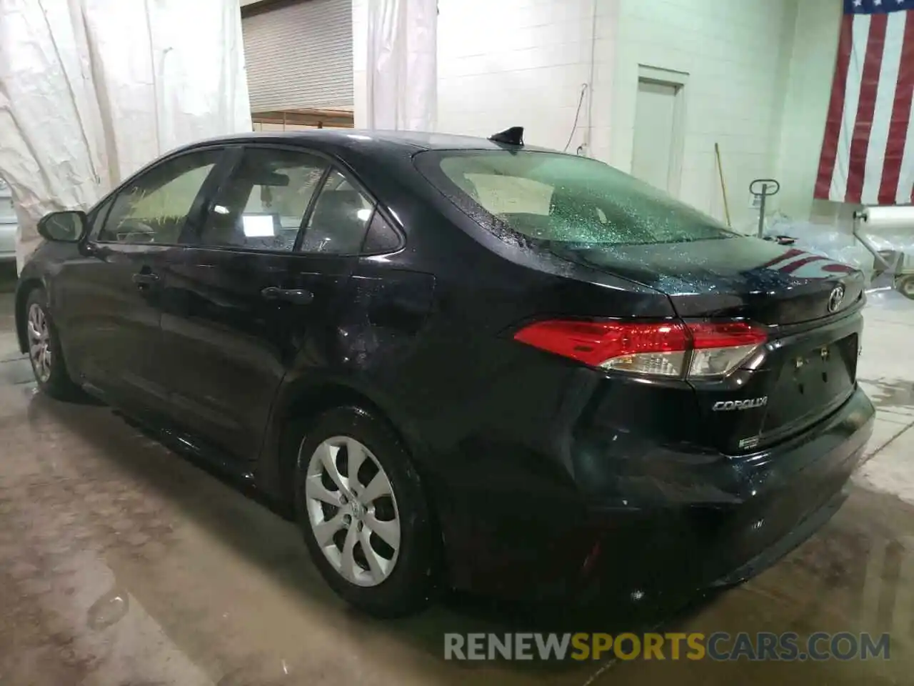 3 Photograph of a damaged car JTDEPRAE8LJ042317 TOYOTA COROLLA 2020