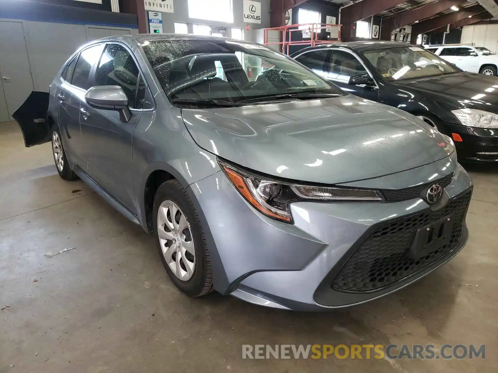 1 Photograph of a damaged car JTDEPRAE8LJ042348 TOYOTA COROLLA 2020