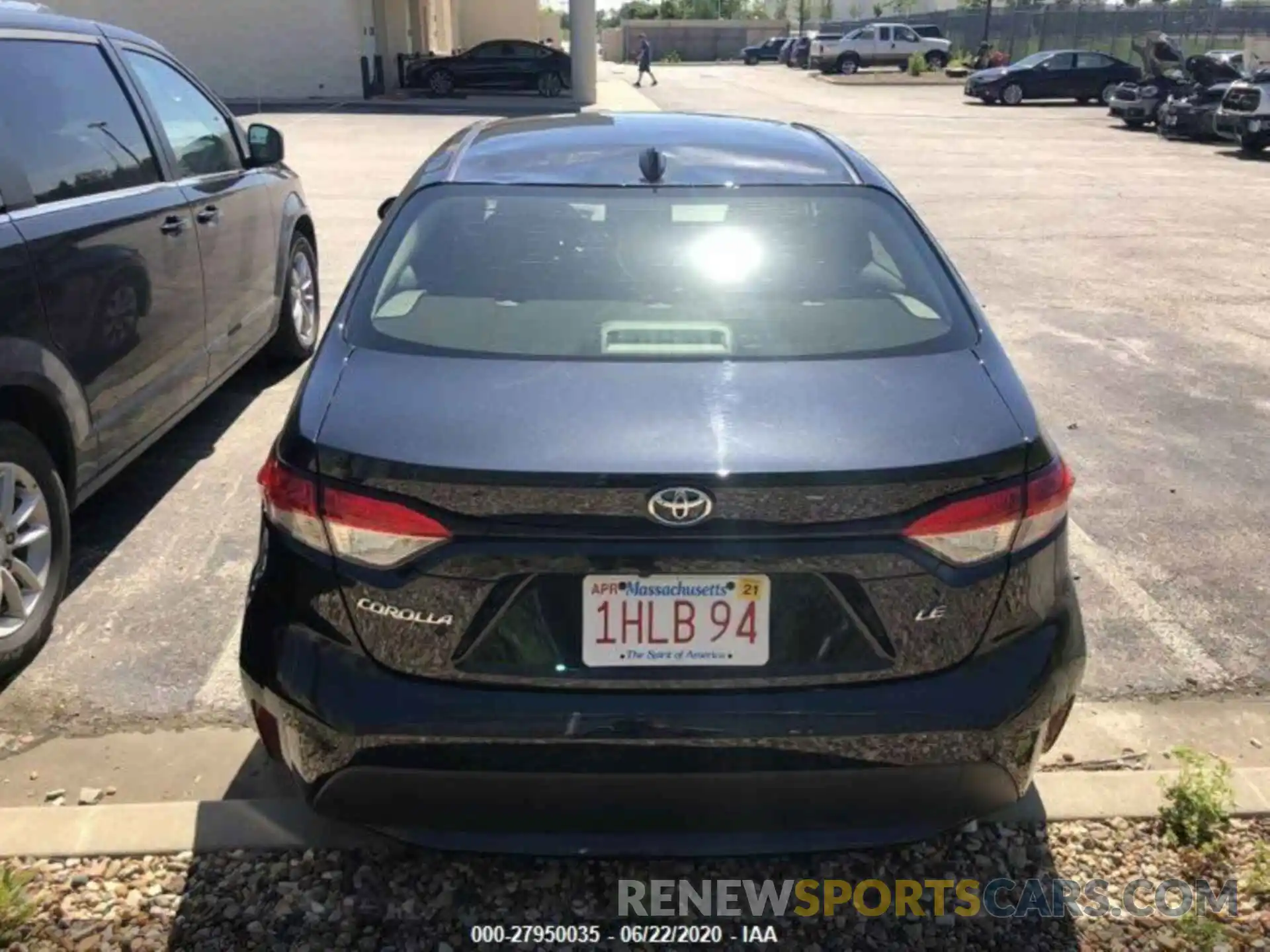 10 Photograph of a damaged car JTDEPRAE8LJ042527 TOYOTA COROLLA 2020