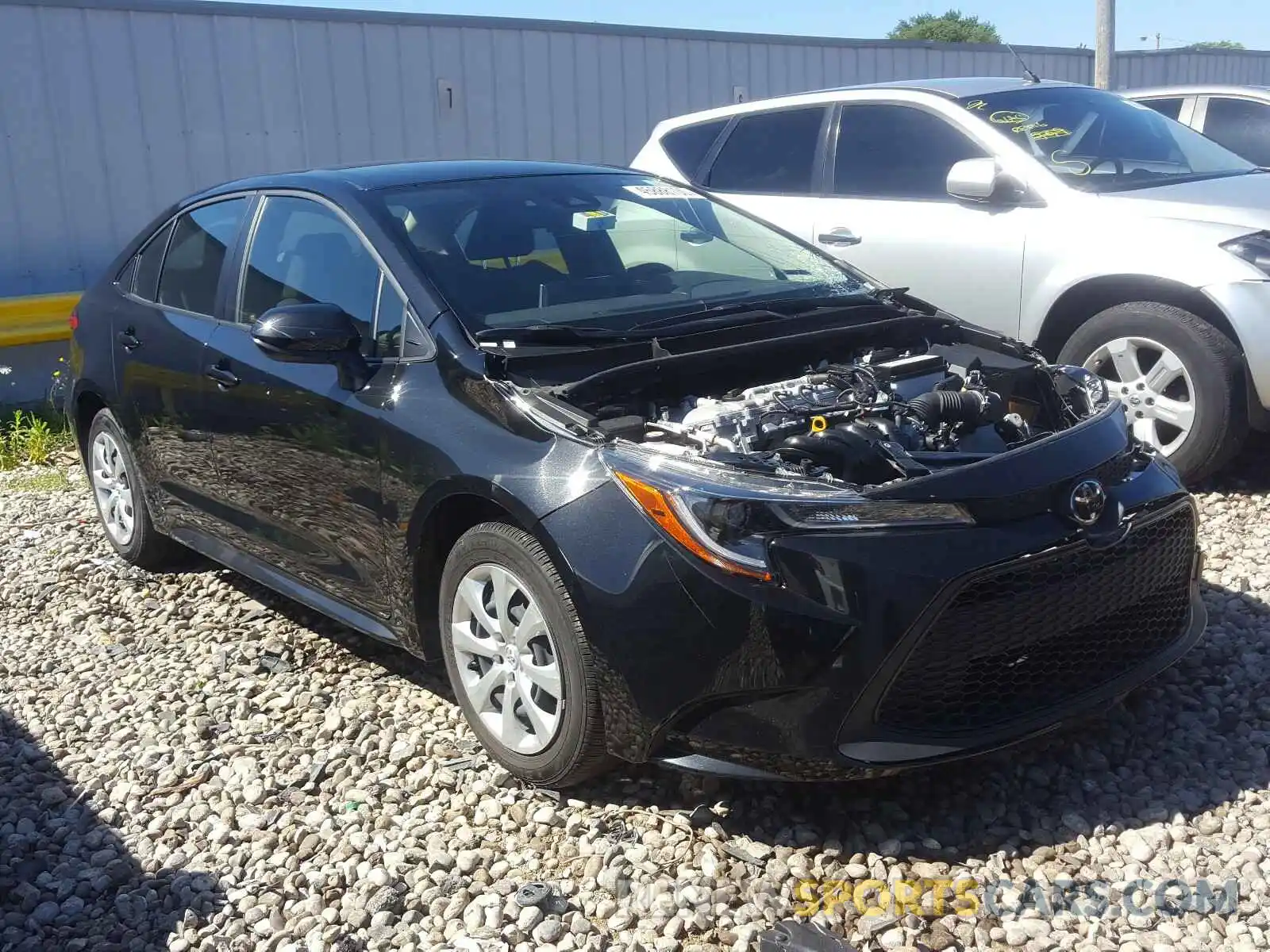 1 Photograph of a damaged car JTDEPRAE8LJ042768 TOYOTA COROLLA 2020