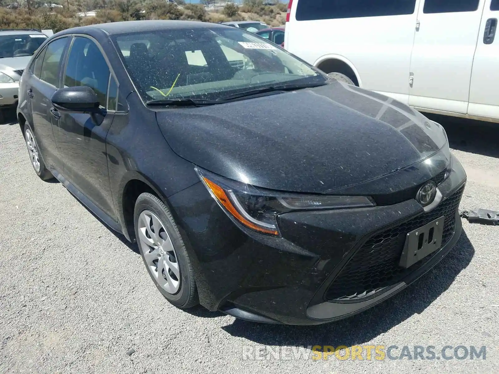 1 Photograph of a damaged car JTDEPRAE8LJ043130 TOYOTA COROLLA 2020