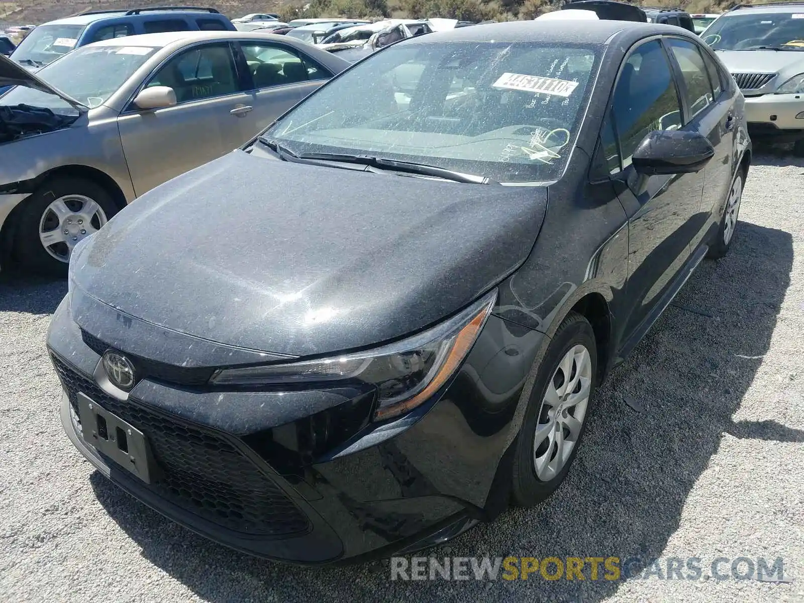 2 Photograph of a damaged car JTDEPRAE8LJ043130 TOYOTA COROLLA 2020