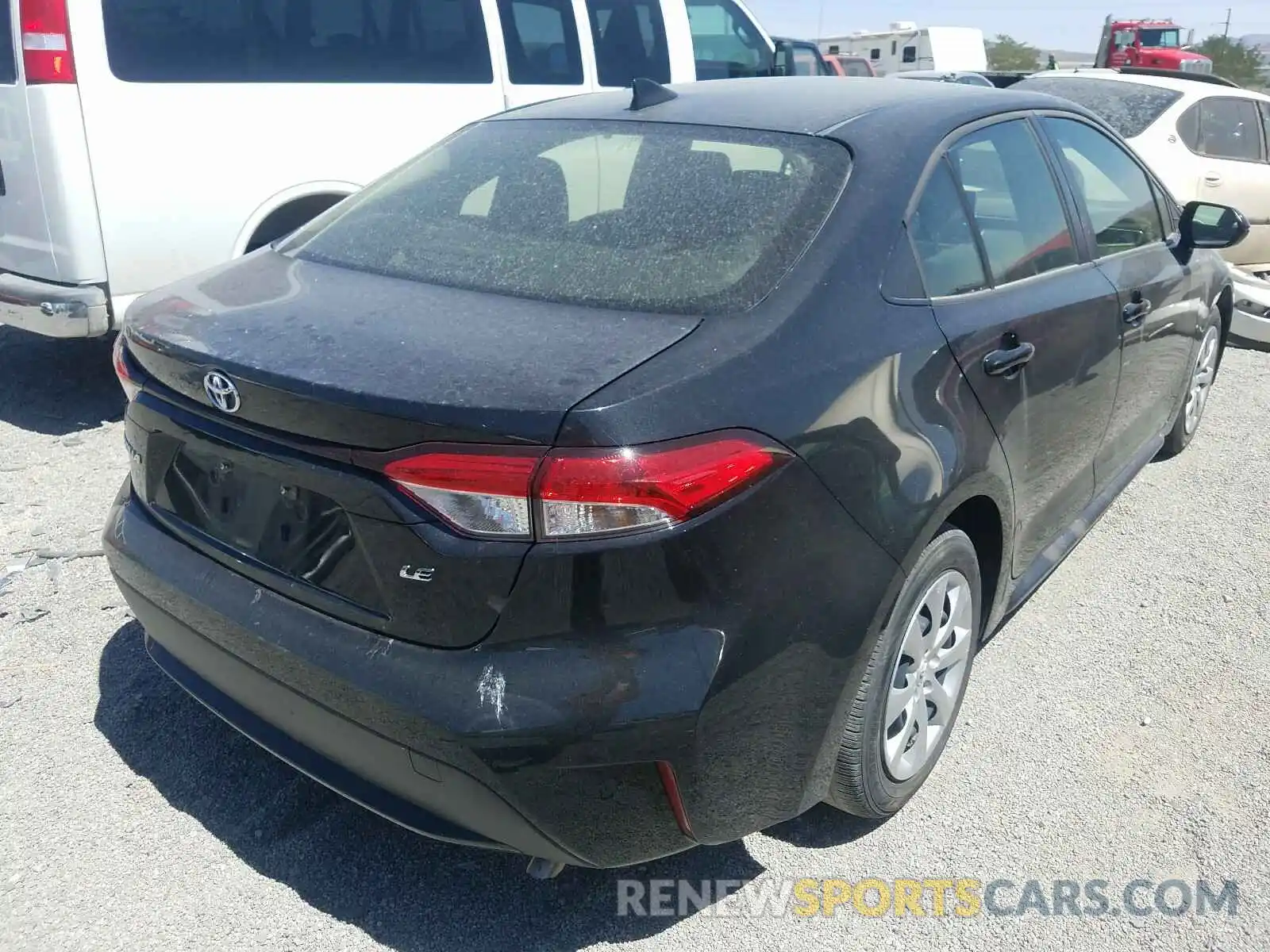 4 Photograph of a damaged car JTDEPRAE8LJ043130 TOYOTA COROLLA 2020