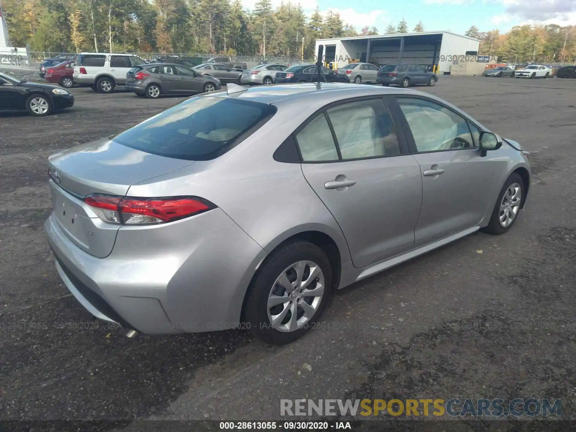 4 Photograph of a damaged car JTDEPRAE8LJ043368 TOYOTA COROLLA 2020