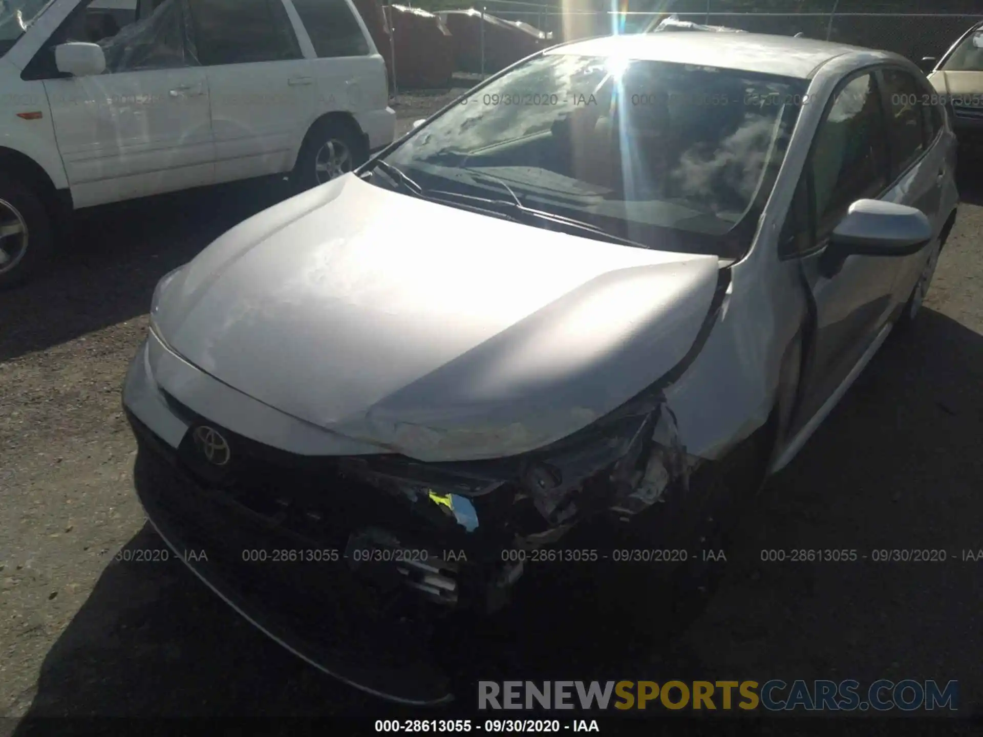 6 Photograph of a damaged car JTDEPRAE8LJ043368 TOYOTA COROLLA 2020