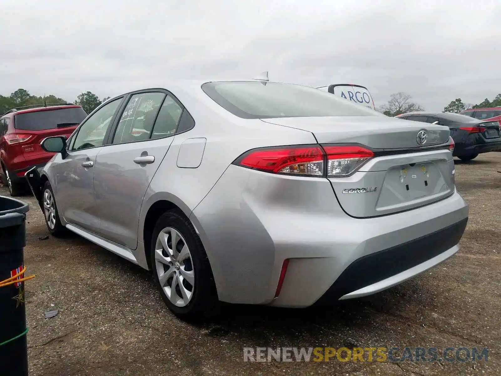 3 Photograph of a damaged car JTDEPRAE8LJ043564 TOYOTA COROLLA 2020