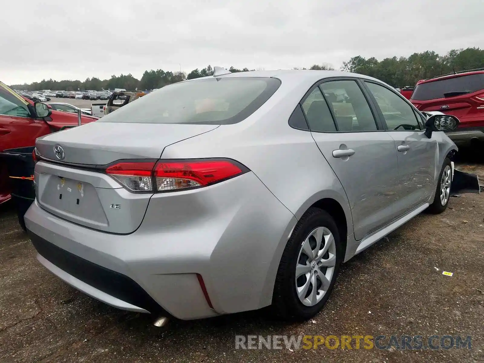 4 Photograph of a damaged car JTDEPRAE8LJ043564 TOYOTA COROLLA 2020