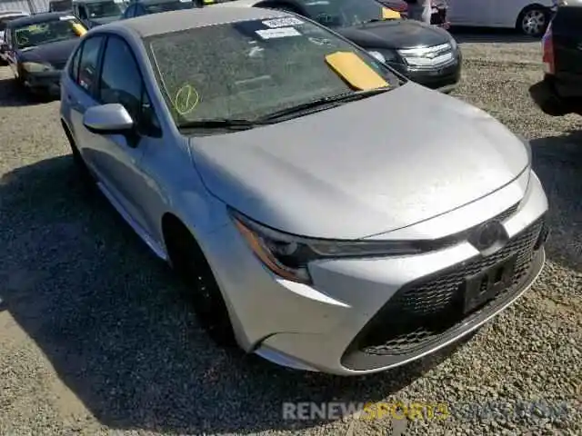 1 Photograph of a damaged car JTDEPRAE8LJ043712 TOYOTA COROLLA 2020