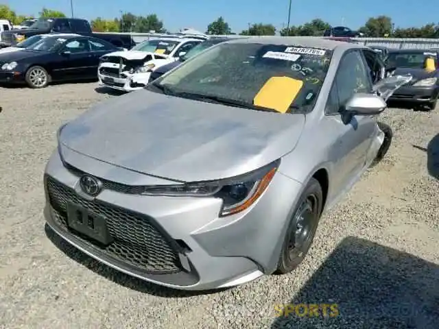 2 Photograph of a damaged car JTDEPRAE8LJ043712 TOYOTA COROLLA 2020