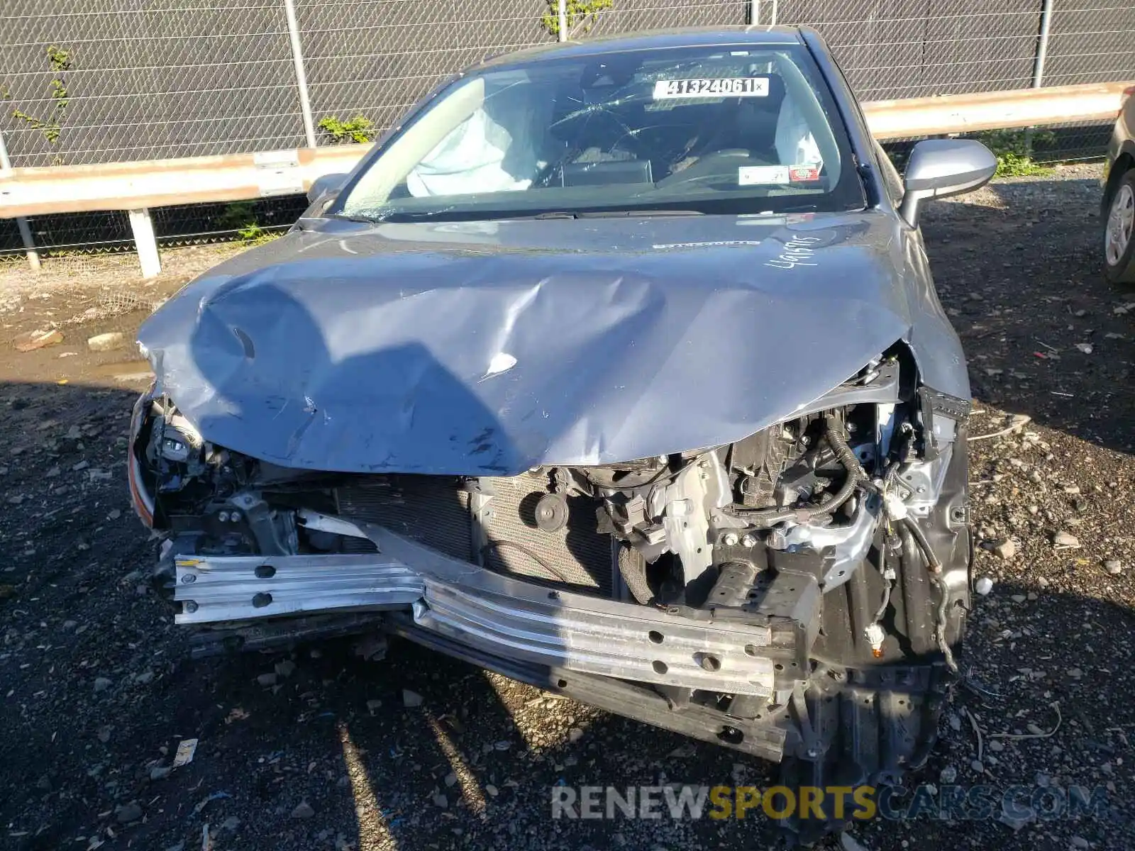 9 Photograph of a damaged car JTDEPRAE8LJ043824 TOYOTA COROLLA 2020