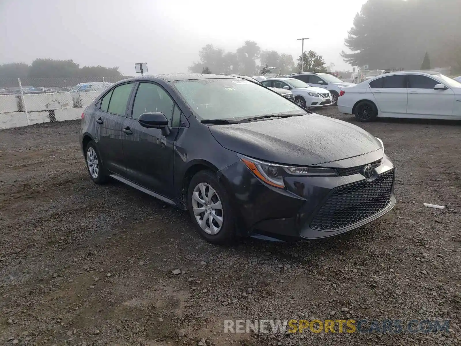 1 Photograph of a damaged car JTDEPRAE8LJ044004 TOYOTA COROLLA 2020