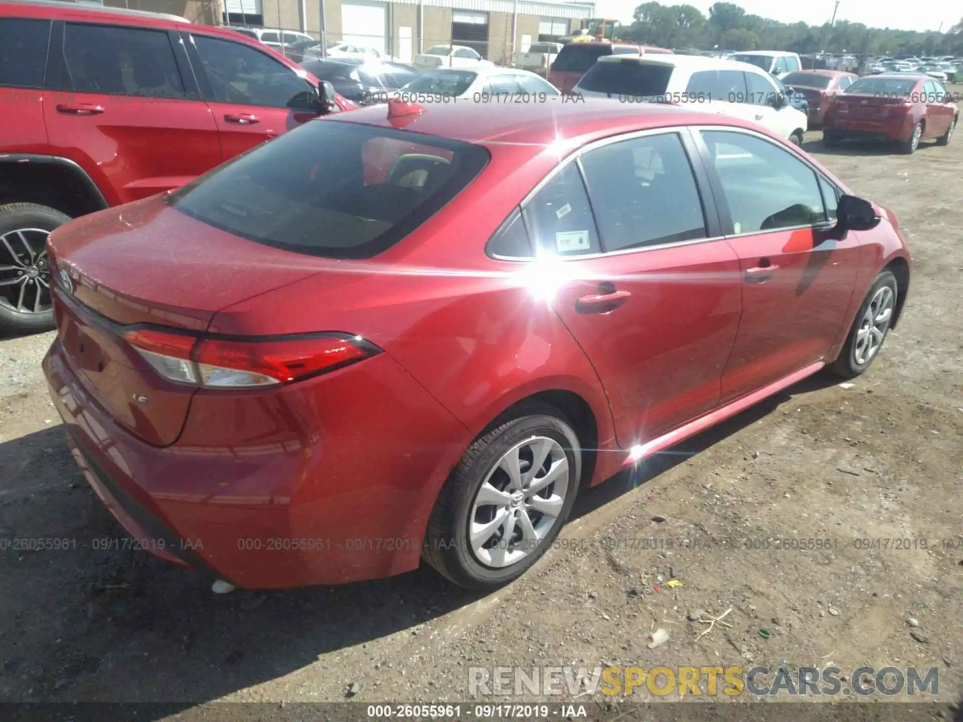 4 Photograph of a damaged car JTDEPRAE8LJ044035 TOYOTA COROLLA 2020