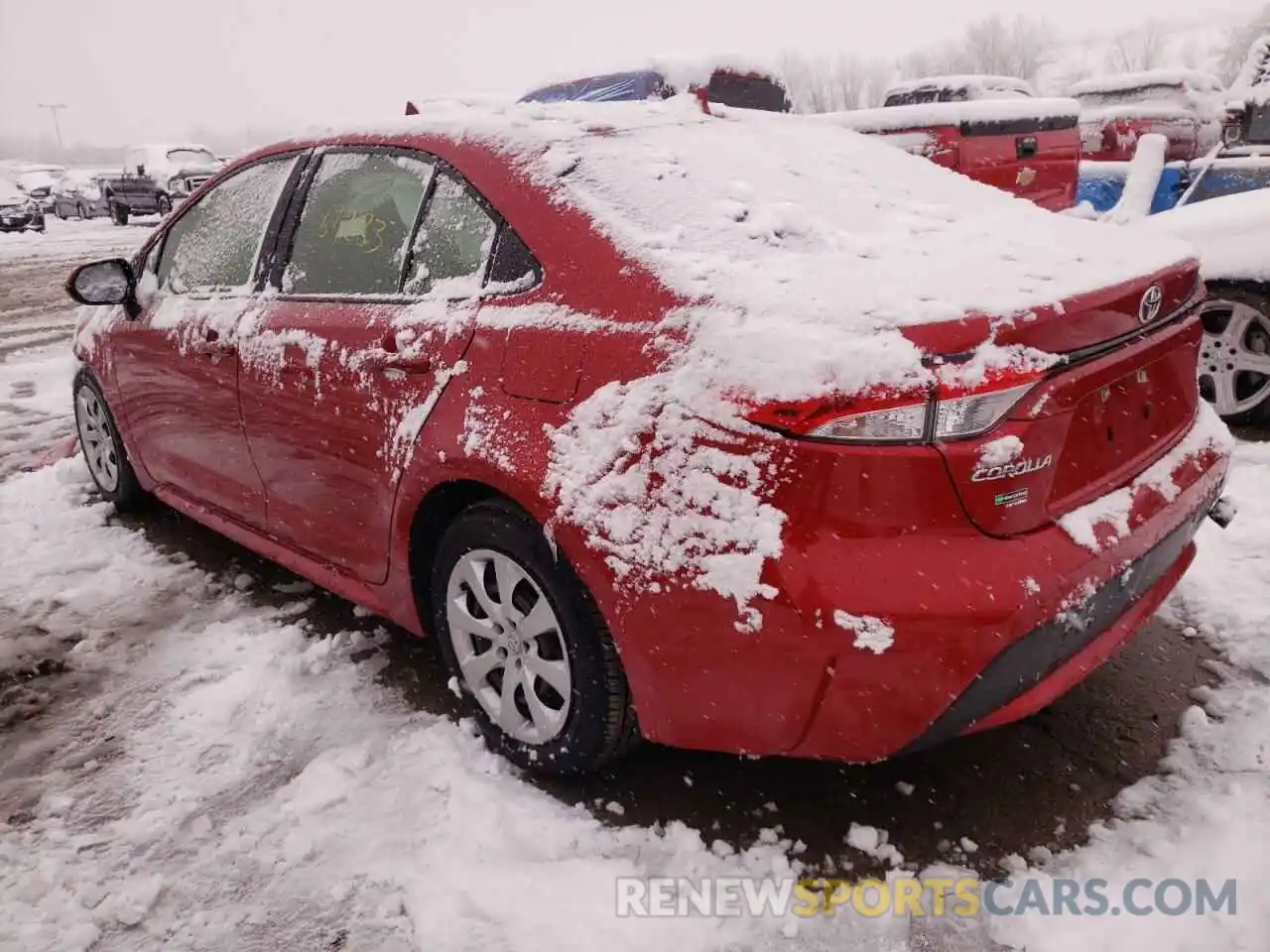 3 Photograph of a damaged car JTDEPRAE8LJ044259 TOYOTA COROLLA 2020