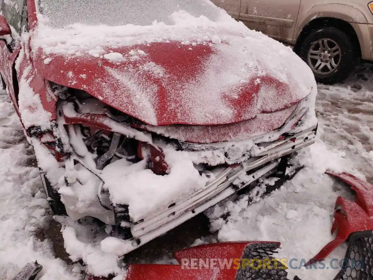 9 Photograph of a damaged car JTDEPRAE8LJ044259 TOYOTA COROLLA 2020