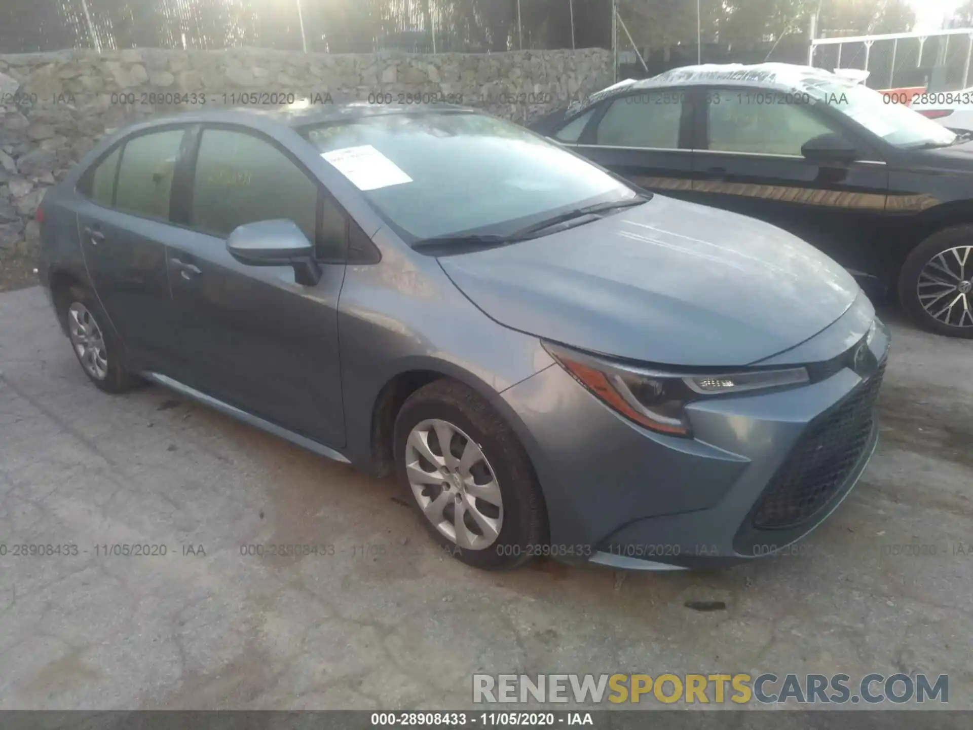 1 Photograph of a damaged car JTDEPRAE8LJ044262 TOYOTA COROLLA 2020