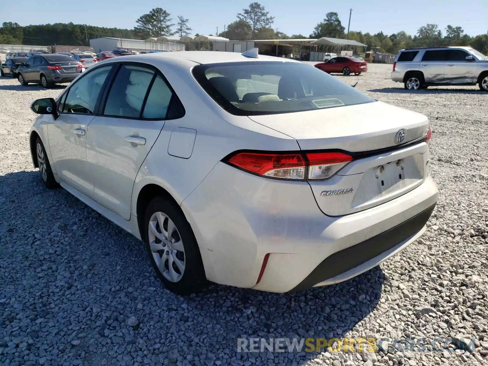 3 Photograph of a damaged car JTDEPRAE8LJ044309 TOYOTA COROLLA 2020