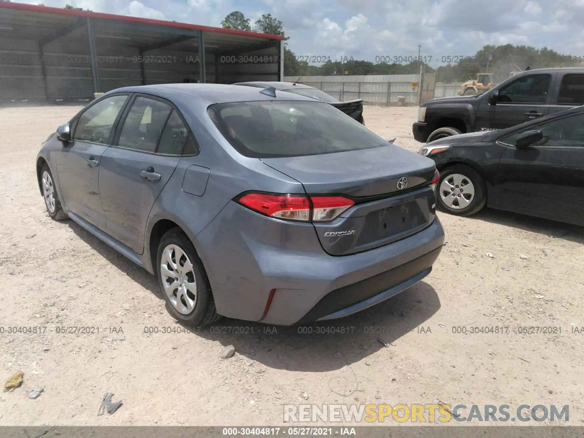 3 Photograph of a damaged car JTDEPRAE8LJ044360 TOYOTA COROLLA 2020