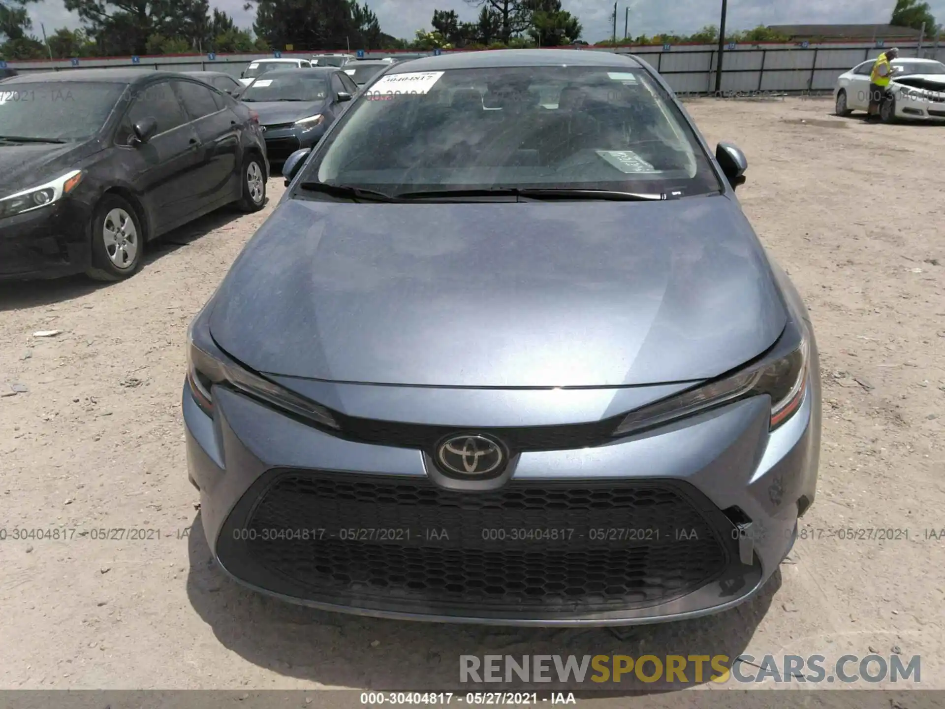 6 Photograph of a damaged car JTDEPRAE8LJ044360 TOYOTA COROLLA 2020