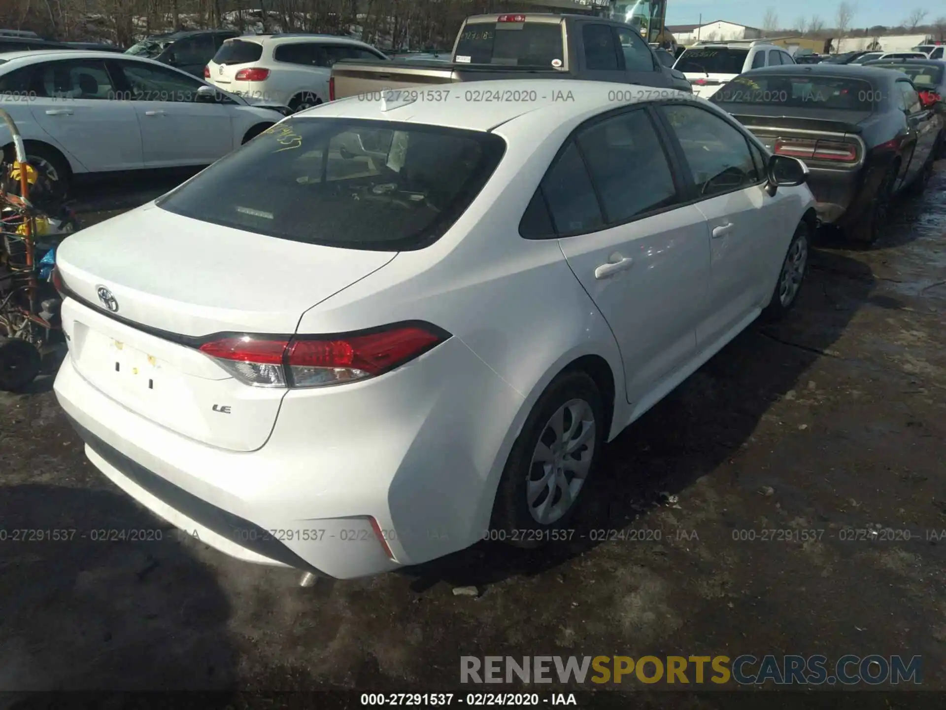 4 Photograph of a damaged car JTDEPRAE8LJ044469 TOYOTA COROLLA 2020