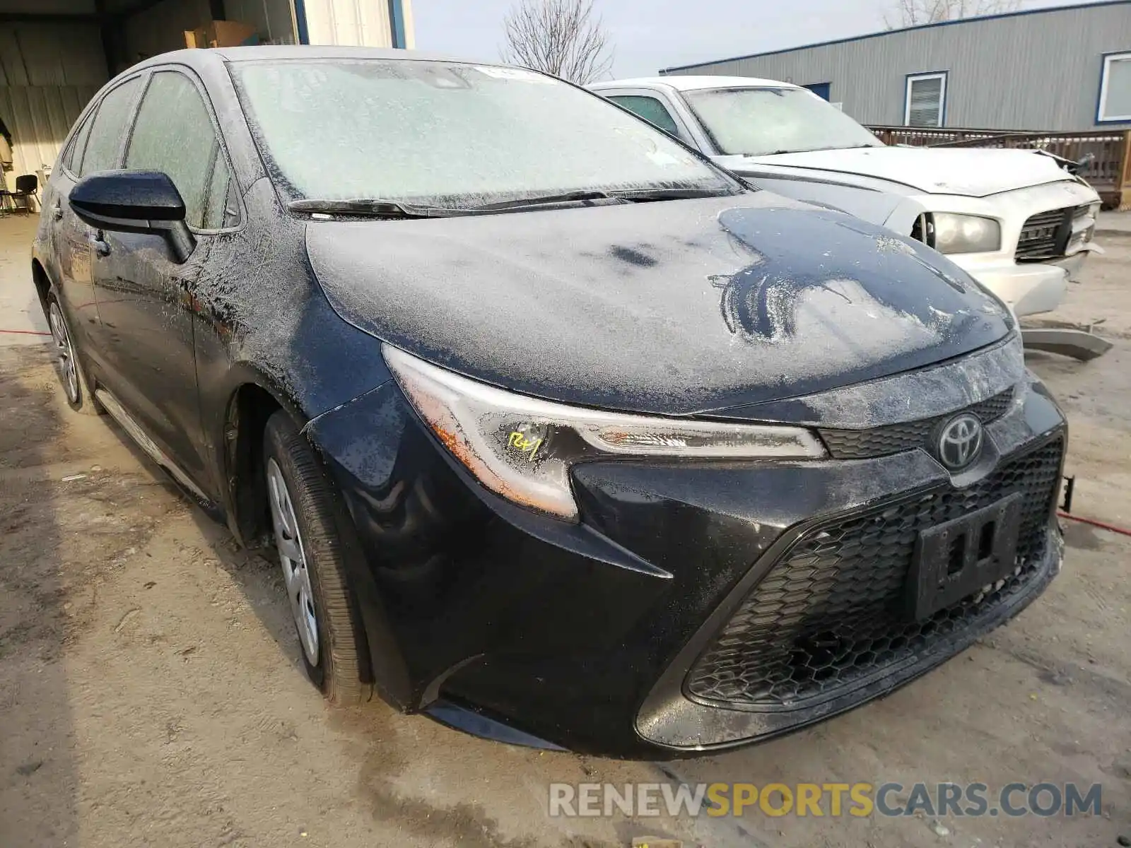 1 Photograph of a damaged car JTDEPRAE8LJ044746 TOYOTA COROLLA 2020