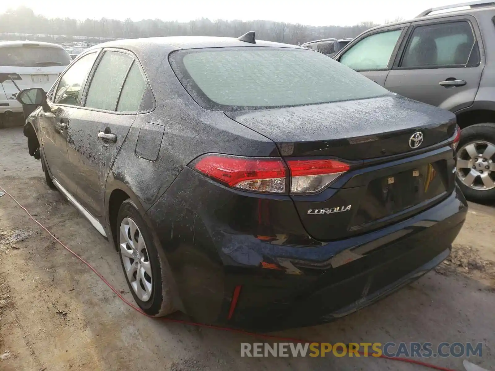 3 Photograph of a damaged car JTDEPRAE8LJ044746 TOYOTA COROLLA 2020