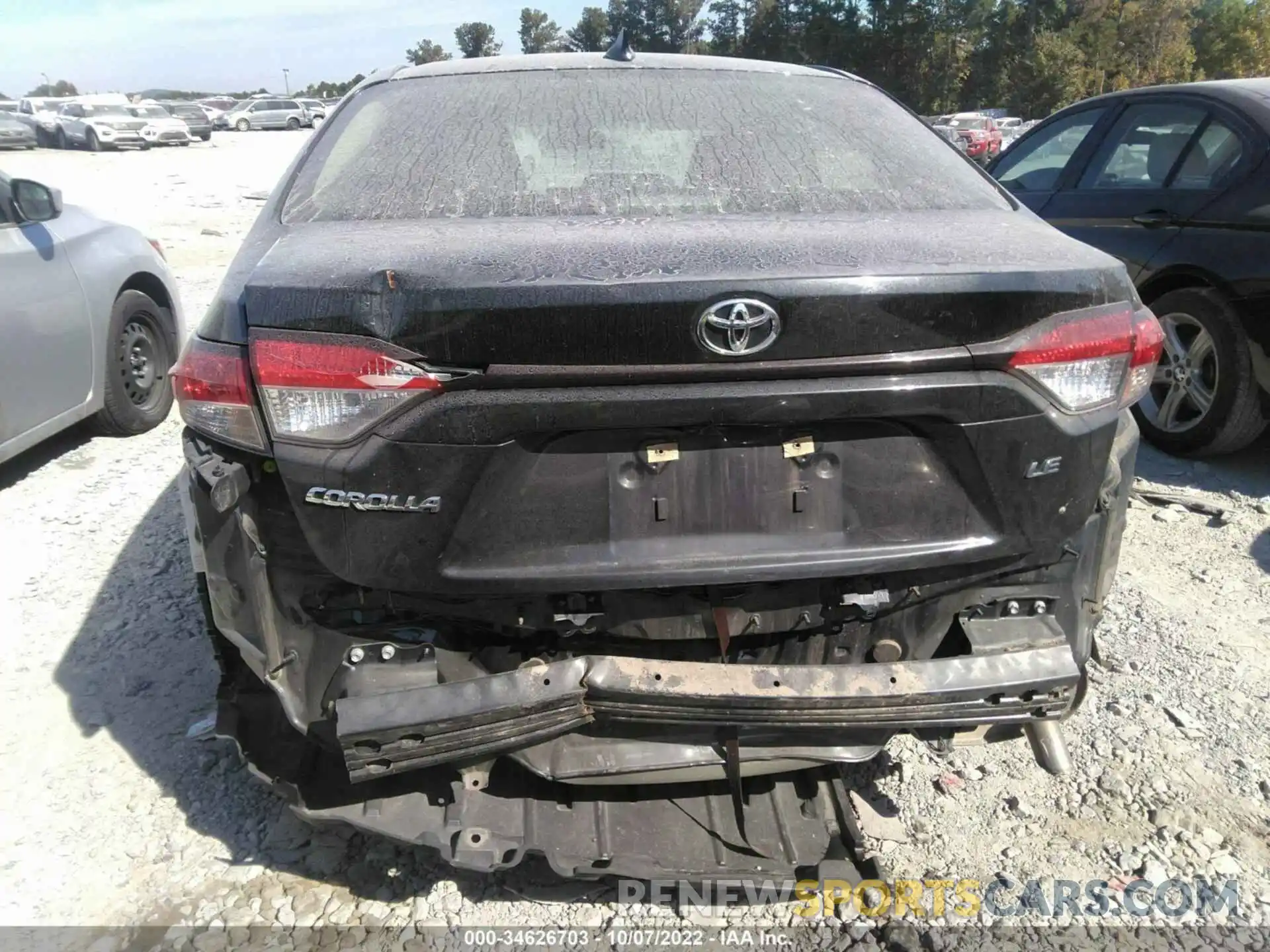 6 Photograph of a damaged car JTDEPRAE8LJ044939 TOYOTA COROLLA 2020