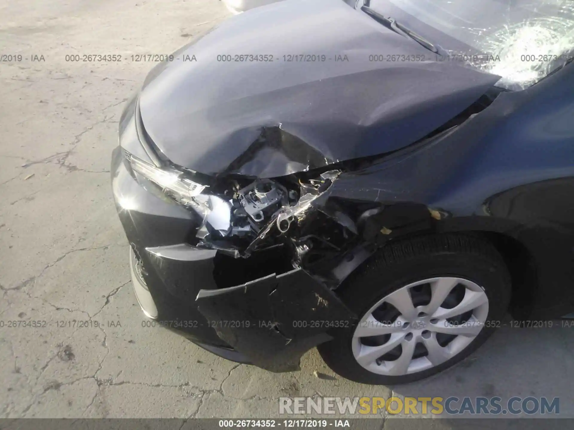 6 Photograph of a damaged car JTDEPRAE8LJ045153 TOYOTA COROLLA 2020