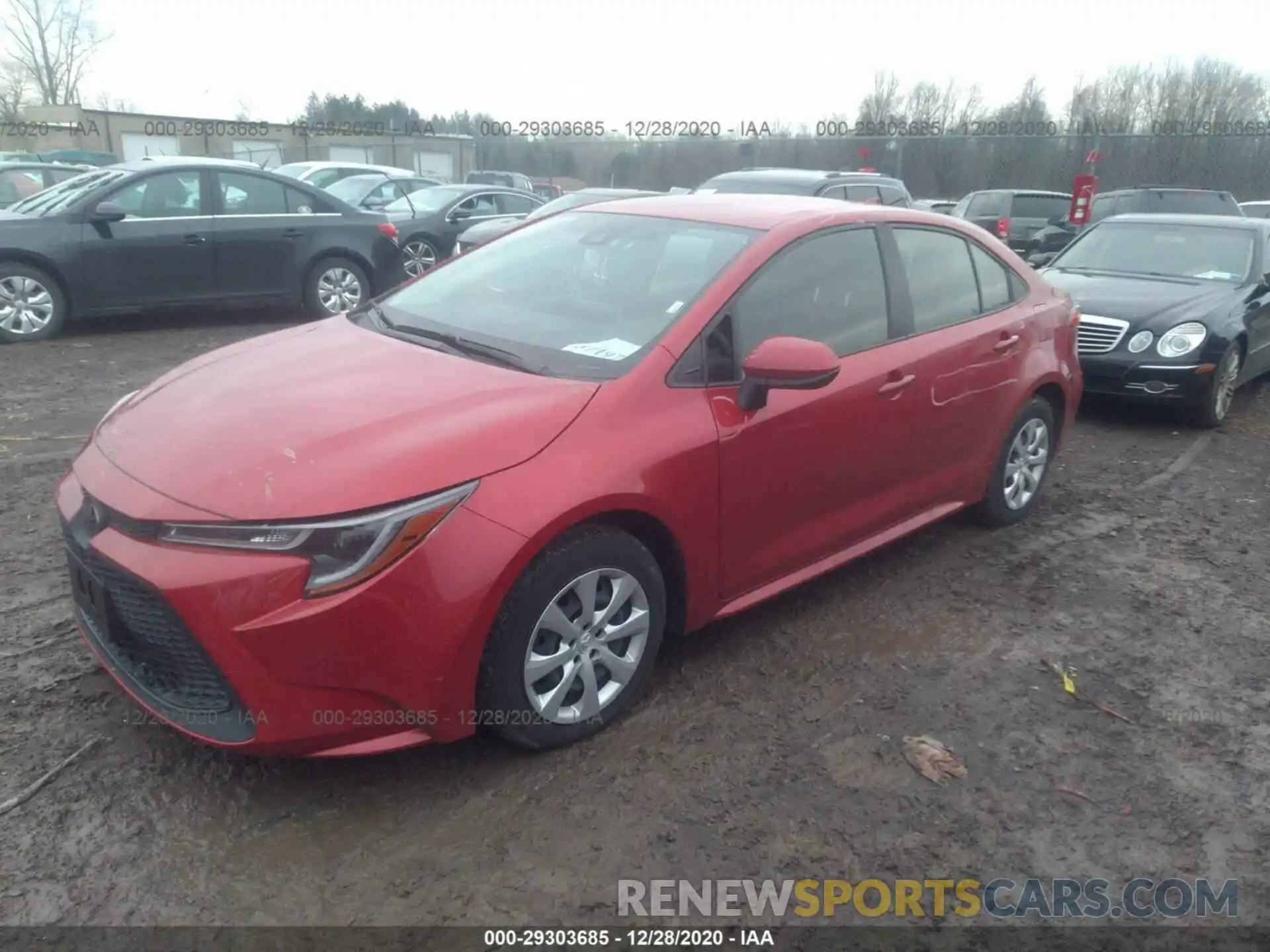 2 Photograph of a damaged car JTDEPRAE8LJ045458 TOYOTA COROLLA 2020