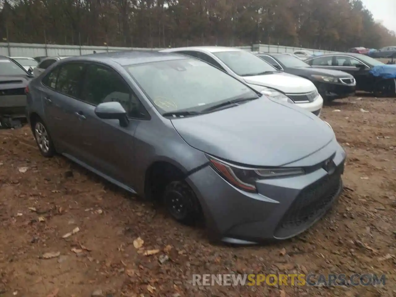 1 Photograph of a damaged car JTDEPRAE8LJ045783 TOYOTA COROLLA 2020