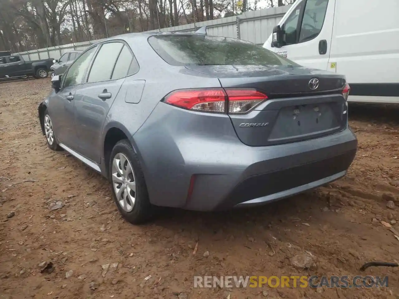 3 Photograph of a damaged car JTDEPRAE8LJ045783 TOYOTA COROLLA 2020