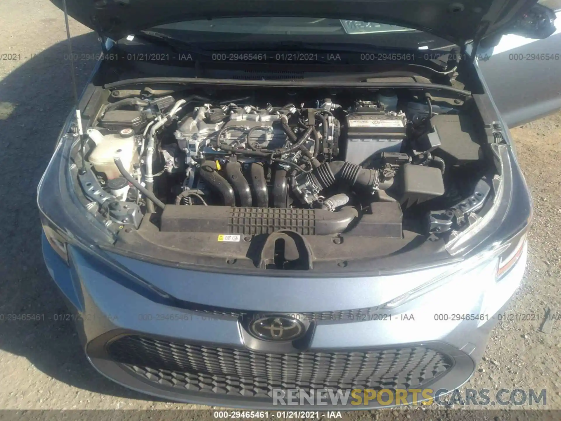 10 Photograph of a damaged car JTDEPRAE8LJ045816 TOYOTA COROLLA 2020