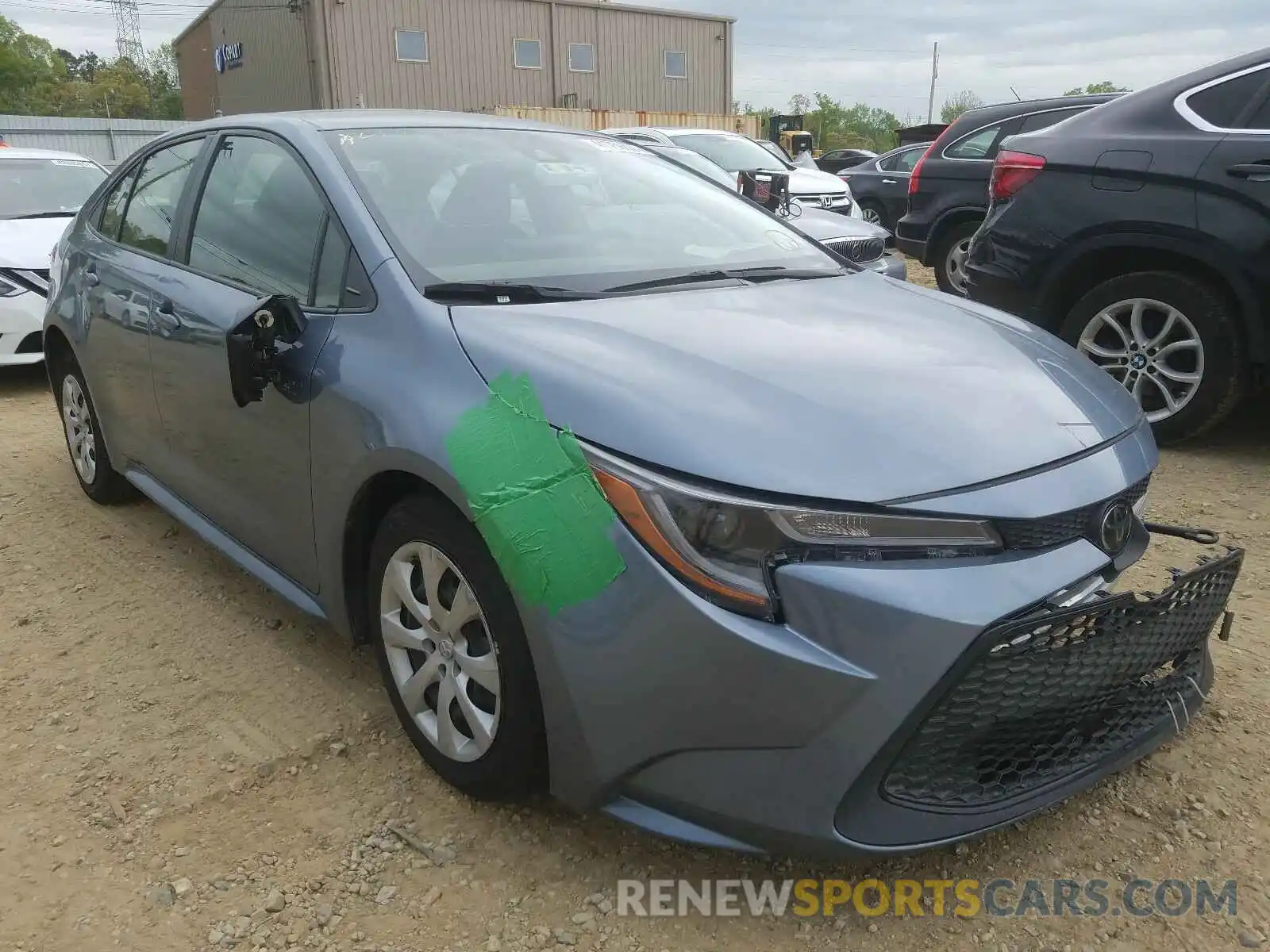 1 Photograph of a damaged car JTDEPRAE8LJ046707 TOYOTA COROLLA 2020