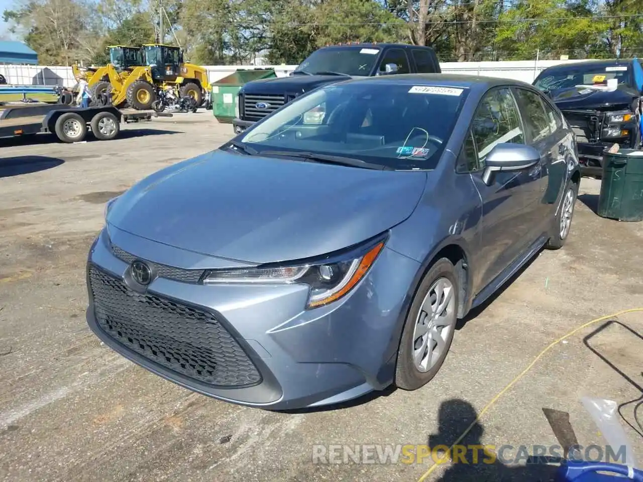 2 Photograph of a damaged car JTDEPRAE8LJ046903 TOYOTA COROLLA 2020