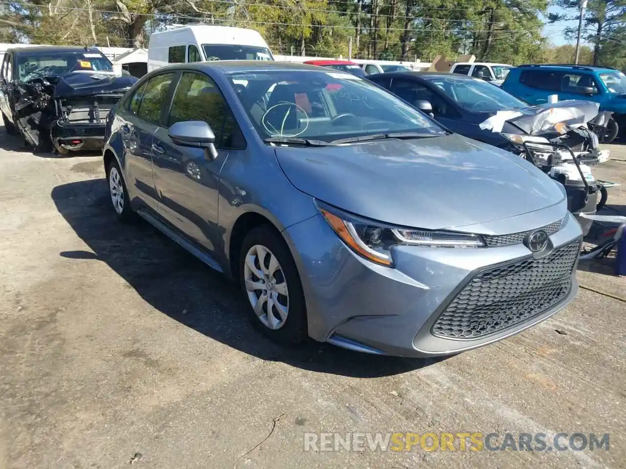 9 Photograph of a damaged car JTDEPRAE8LJ046903 TOYOTA COROLLA 2020